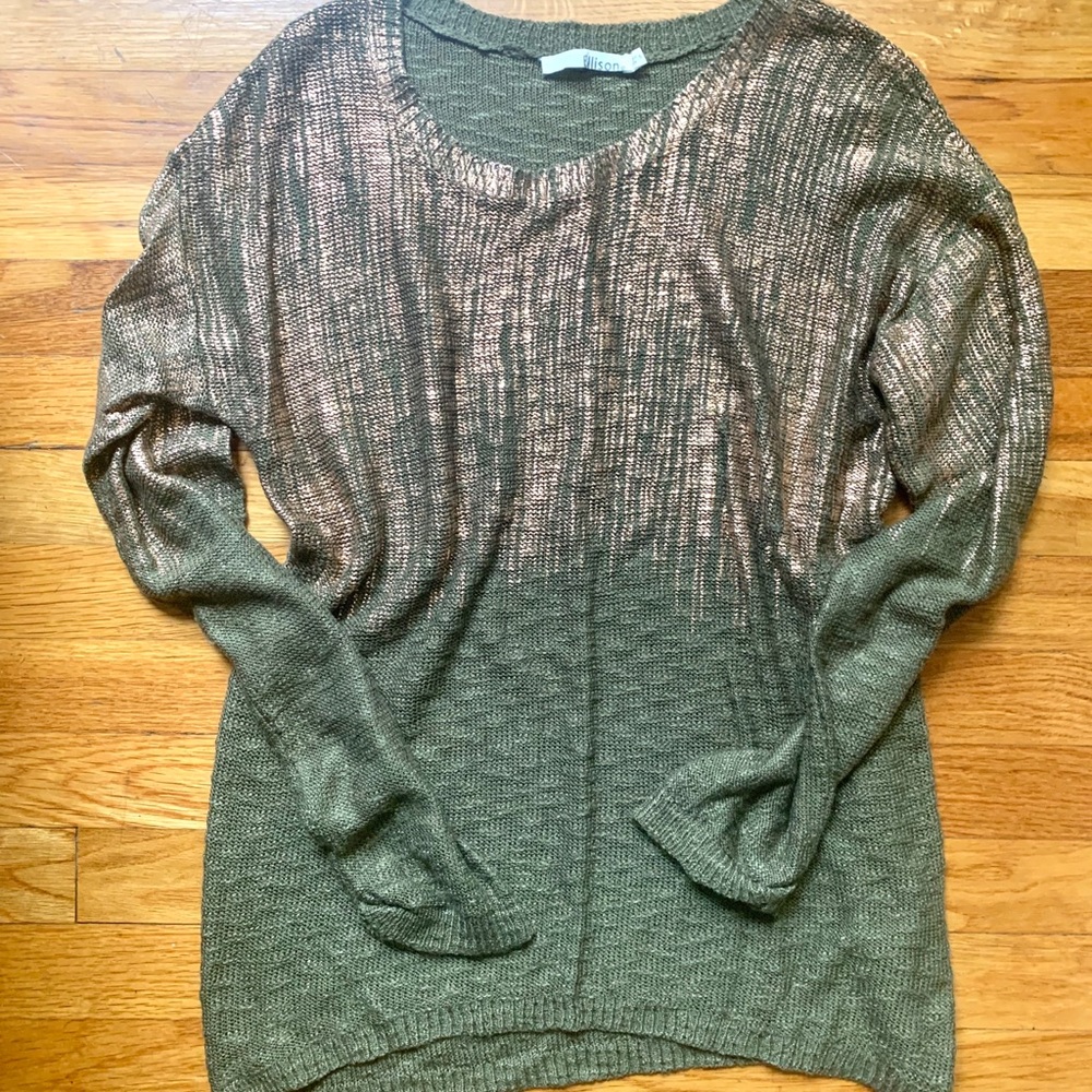 Ellison Olive & Copper sweater
